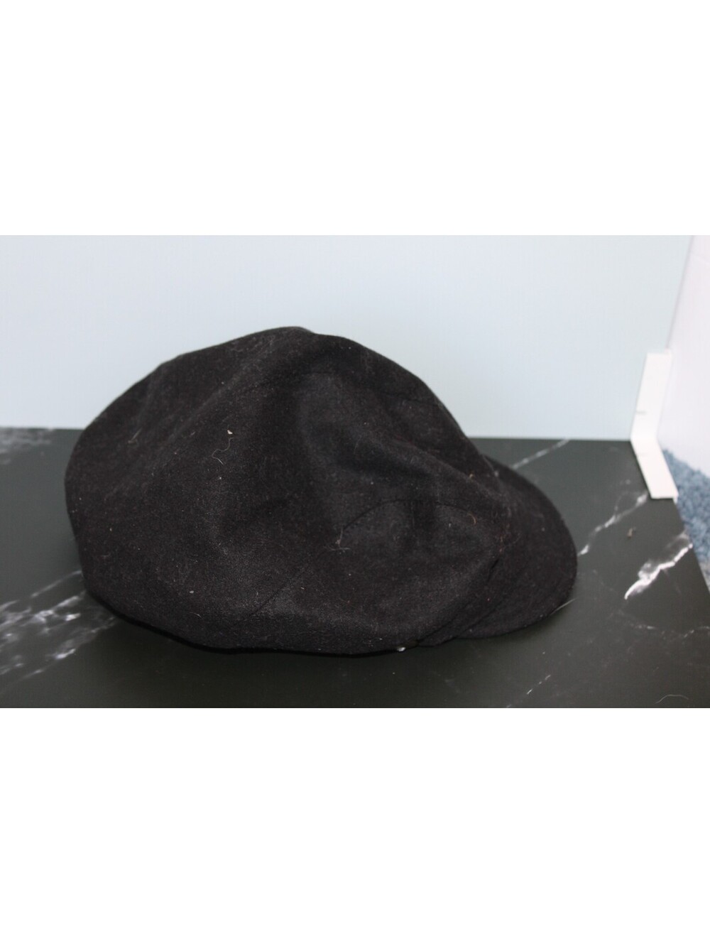 Classic Black 100% Cotton Newsboy Cap – Fisherman Fiddler Style Hat